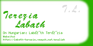 terezia labath business card